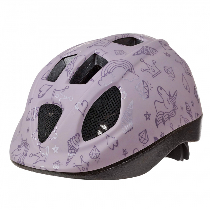 Casca ciclism copii POLISPORT Fantasy, alb, marime S (46-52 cm) [1]