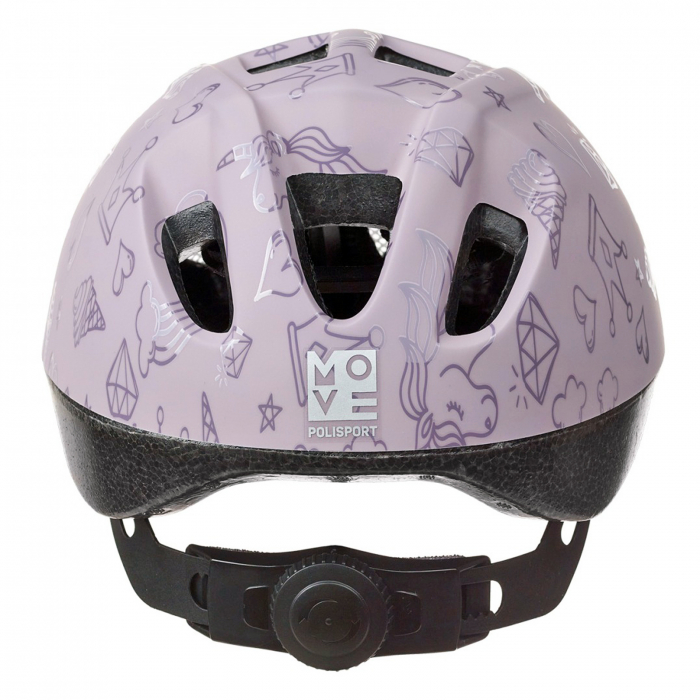 Casca ciclism copii POLISPORT Fantasy, alb, marime S (46-52 cm) [4]