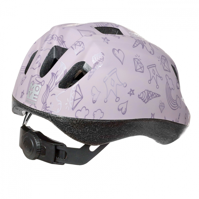 Casca ciclism copii POLISPORT Fantasy, alb, marime S (46-52 cm) [2]