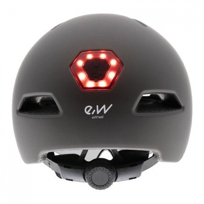 Casca ciclism cu lumina spate E.WHEEL CP03, negru, marime L (58-61 cm) [4]