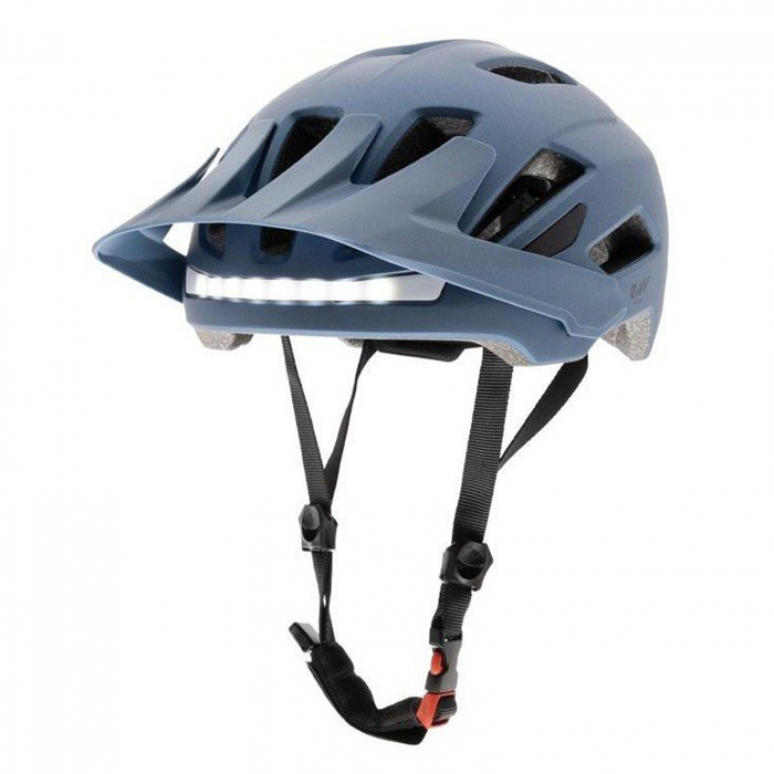 Casca ciclism cu lumini fata/spate E.WHEEL CP04, albastru, marime M (54-58 cm) [1]