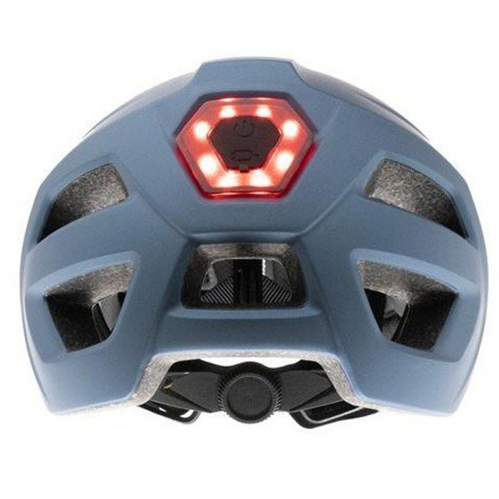Casca ciclism cu lumini fata/spate E.WHEEL CP04, albastru, marime M (54-58 cm) [3]
