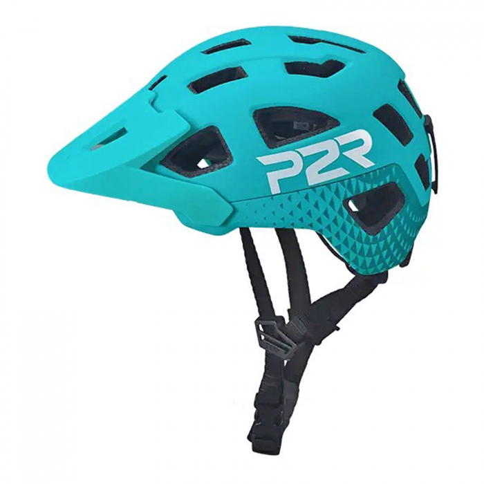 Casca ciclism P2R Fortex, turcoaz, marime M (54-58 cm) [2]