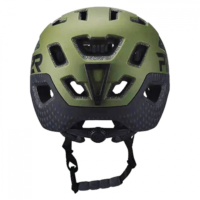 Casca ciclism P2R Fortex, kaki/gri, marime M (54-58 cm) [4]