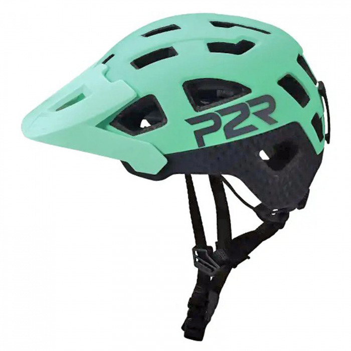 Casca ciclism P2R Fortex, turcoaz/gri, marime M (54-58 cm) [2]