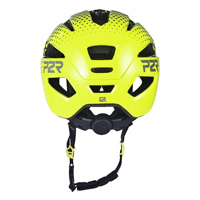 Casca ciclism copii P2R Mascot, verde/galben, marime S (52-56 cm) [4]