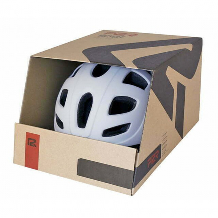 Casca ciclism P2R Protown, alb, marime M (54-58 cm) [5]