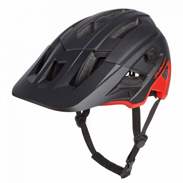 Casca ciclism POLISPORT Mountain Pro, negru/rosu, marime L (58-62 cm) [1]