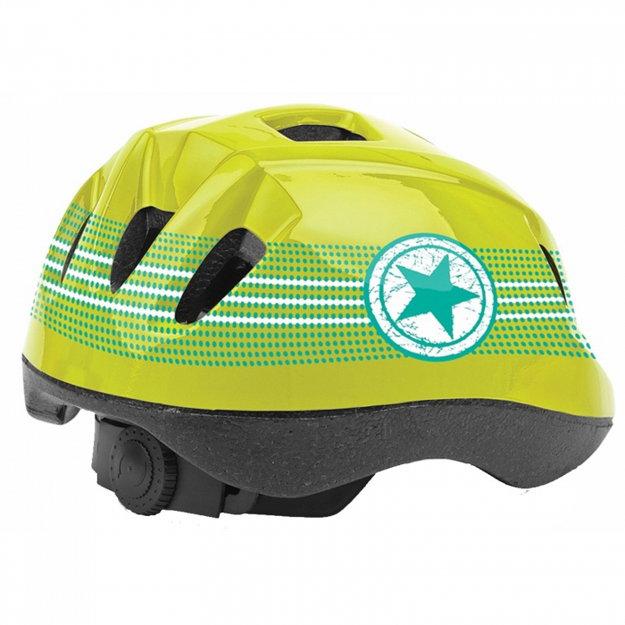 Casca ciclism copii POLISPORT Popstar, galben, marime S ( 46-52 cm) [2]