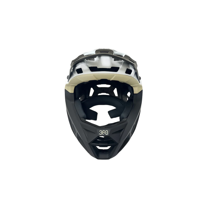 Casca full-face Integra Sport white - Military Green L (59-61 cm) [3]