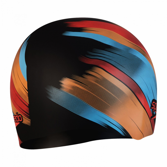 Casca inot adulti SPEEDO Moulded silicon, negru/multicolor [2]
