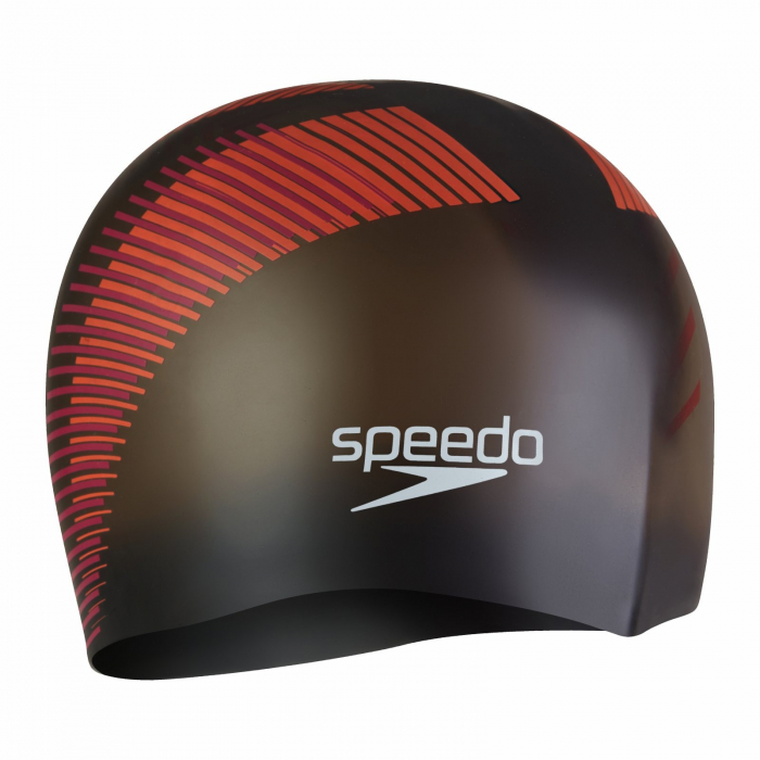 Casca inot reversibila adulti SPEEDO Moud Silicone negru/portocaliu [4]