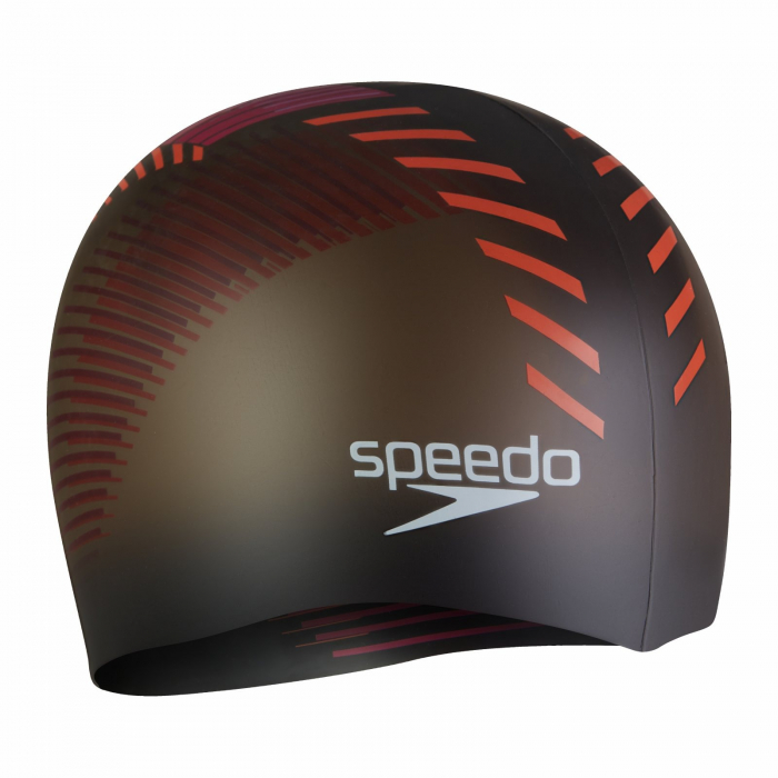 Casca inot reversibila adulti SPEEDO Moud Silicone negru/portocaliu [5]