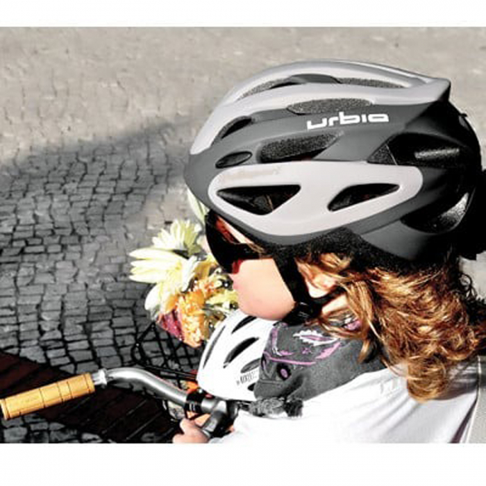 Casca ciclism POLISPORT Urbia, gri/negru, marime M (54-58 cm) [2]