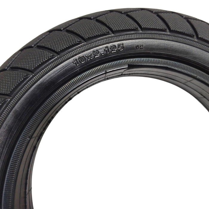 Anvelopa plina 10"x2.125 pentru trotineta, negru [2]