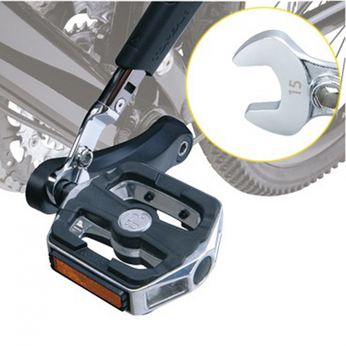 Cheie pedale TOPEAK Pedalbar Tt2539, cheie 15 si inbus 6-8, negru/galben [9]