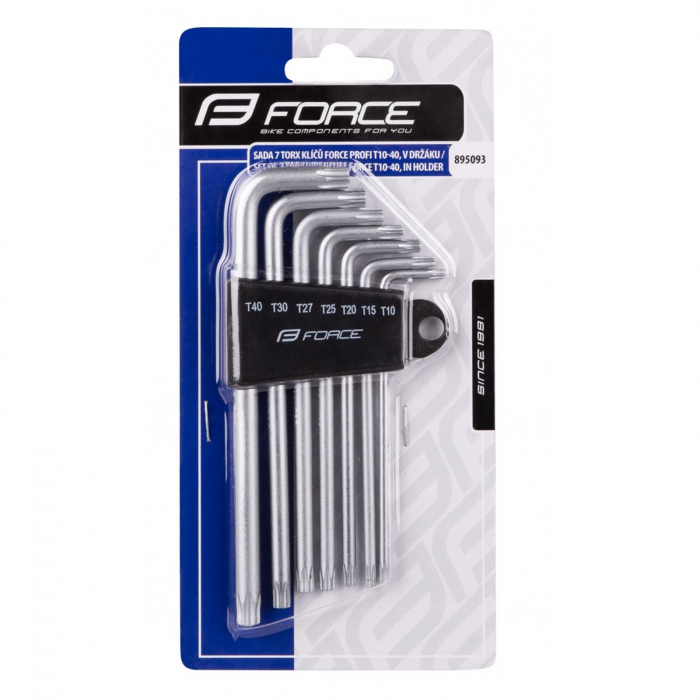 Set chei Torx FORCE T10-40, cu suport de depozitare [2]