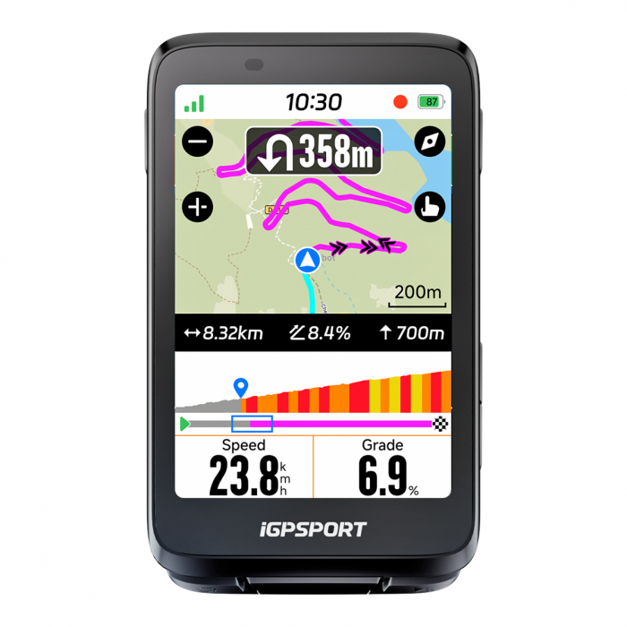 Ciclocomputer/GPS iGPSPORT BiNavi negru [2]