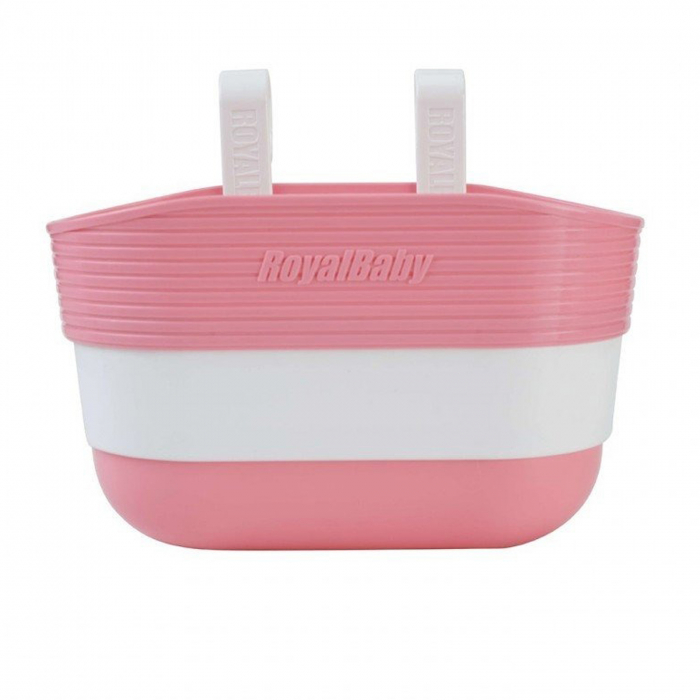 Cos pliabil ROYAL BABY, compatibil grip marime S,  roz/alb [3]