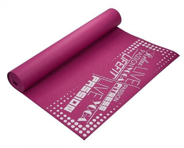 Covoras gimnastica LIFEFIT Slimfit 173x58x0.4 cm, bordo [1]