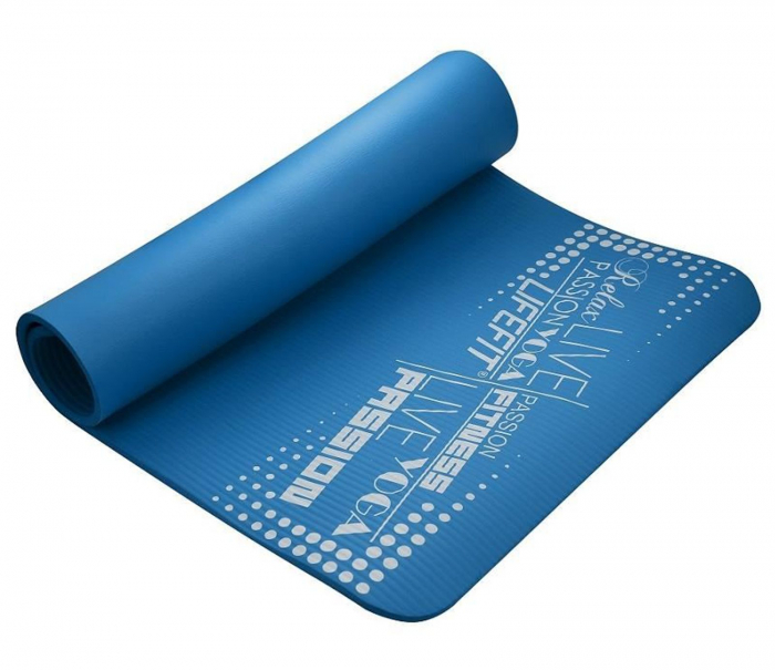 Covoras yoga LIFEFIT Exclusive 100x58x1 cm, albastru [1]