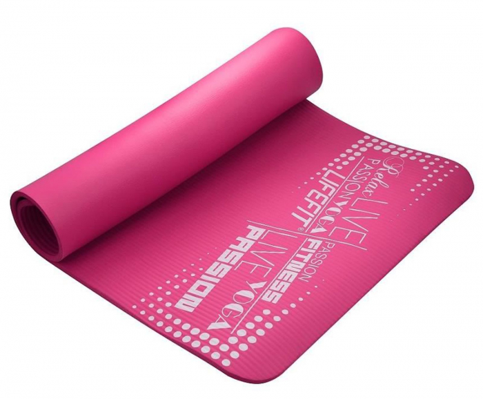 Covoras yoga LIFEFIT Exclusive 100x58x1 cm, roz [1]