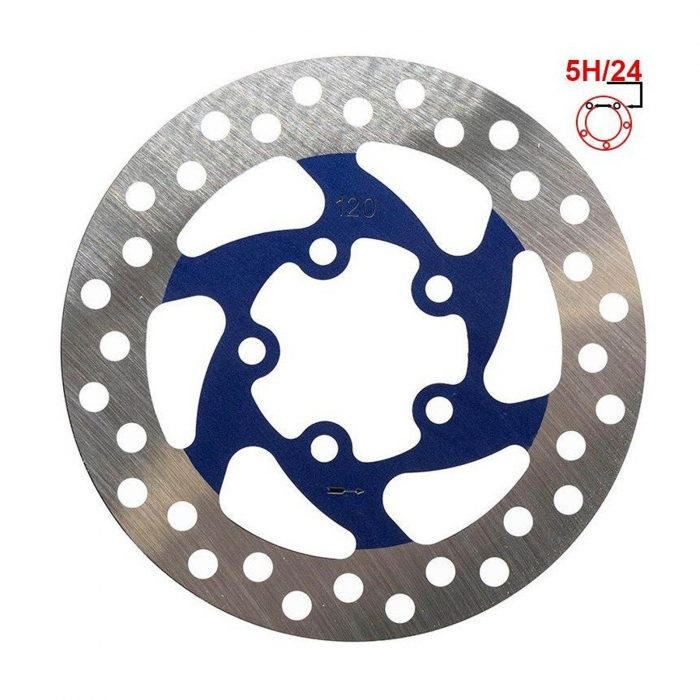 Disc frana FIVESTARS eWheels, 120 mm/5 suruburi [1]