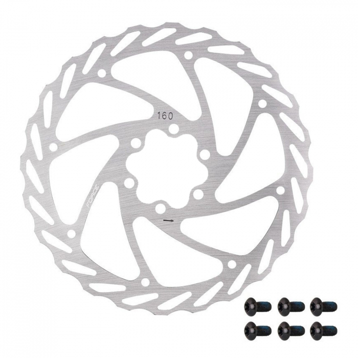 Disc frana FORCE-4, 6 suruburi, argintiu [1]