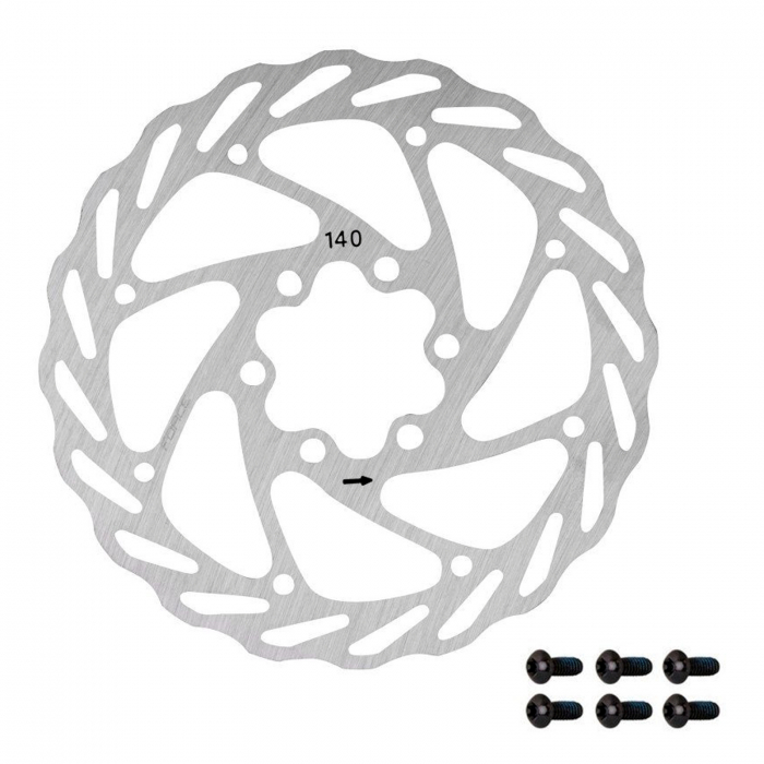 Disc frana FORCE-4, 6 suruburi, argintiu [1]