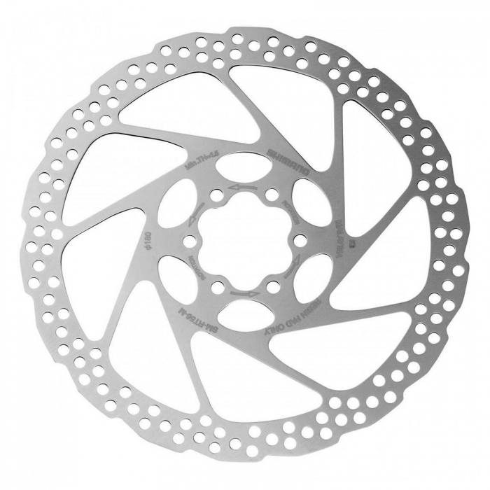 Disc frana SHIMANO Deore SM-RT56, 180 mm/6 suruburi, argintiu [1]