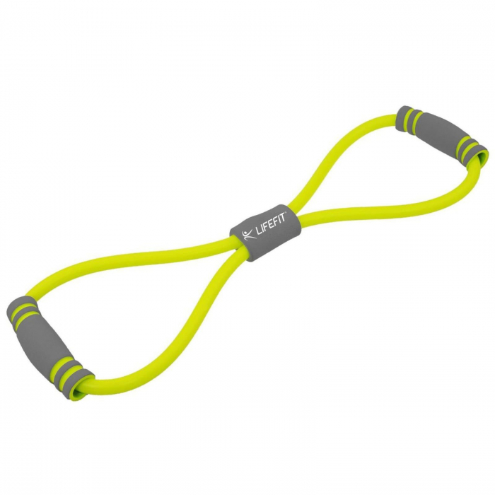 Extensor LIFEFIT bucla S2, in forma de 8, manere antiderapante, pentru întărirea mușchilor [1]