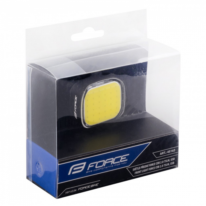 Far fata FORCE Cob 2.0 (USB), 75 lumeni, negru [3]