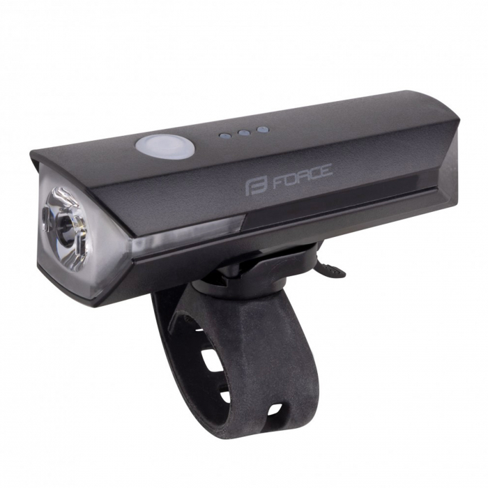 Far fata FORCE Flux (USB), 550 lumeni, negru [2]