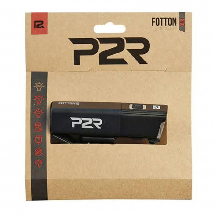 Far fata P2R Fotton 800 (USB), 800 lumeni, negru [2]