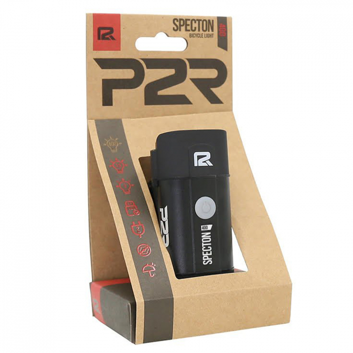 Far fata P2R Spection 400, 400 lumeni, negru [5]