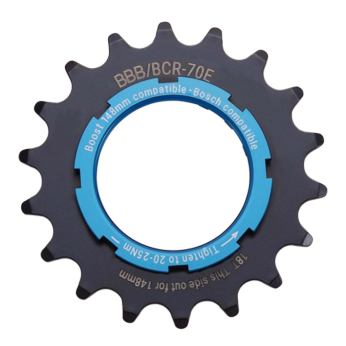 Foaie angrenaj pedalier BBB BCR-70E BOSCH Generatia 2 E-Bike Sprocket 3/32, negru [2]