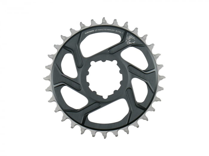 Foaie Angrenaj Sram X-SYNC 2 Direct Mount 6mm Offset Eagle - 32T, Gri [2]