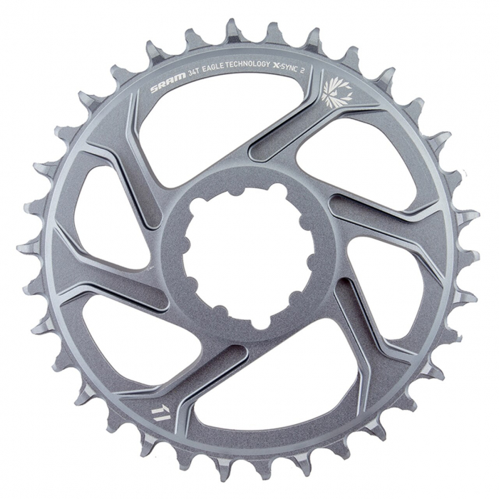 Foaie angrenaj Sram X-Sync2 Eagle 12vit, 34T DirectMount, offset6, Alu CNC, 90gr [1]