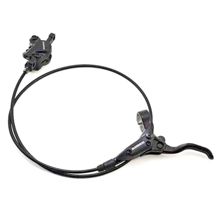 Frana hidraulica disc stanga/fata SHIMANO BL-M396L/BR-M395L, conducta 850 mm, negru [1]