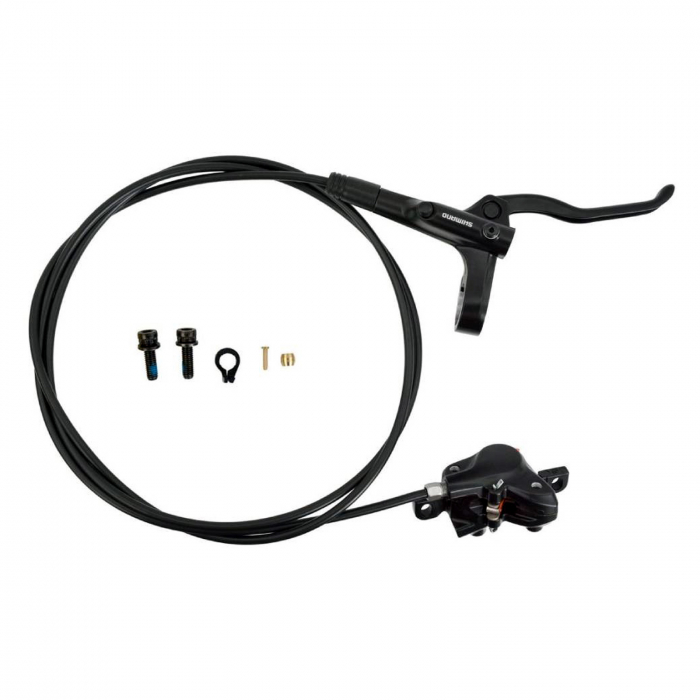 Frana hidraulica disc dreapta/spate SHIMANO Altus BL-MT200, furtun 2000 mm, negru [2]