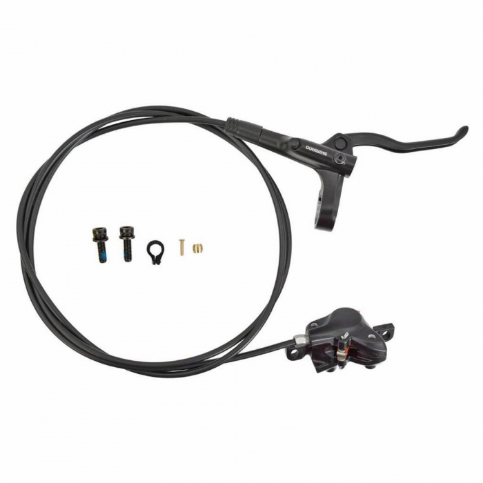 Frana hidraulica disc dreapta/spate SHIMANO BR-MT200, furtun 2000 mm, negru [2]