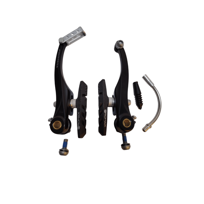 Frana spate V-Brake Lee Chi TX117 + EN-289MWH, 108 mm,logo Promax, aluminiu, Negru [1]