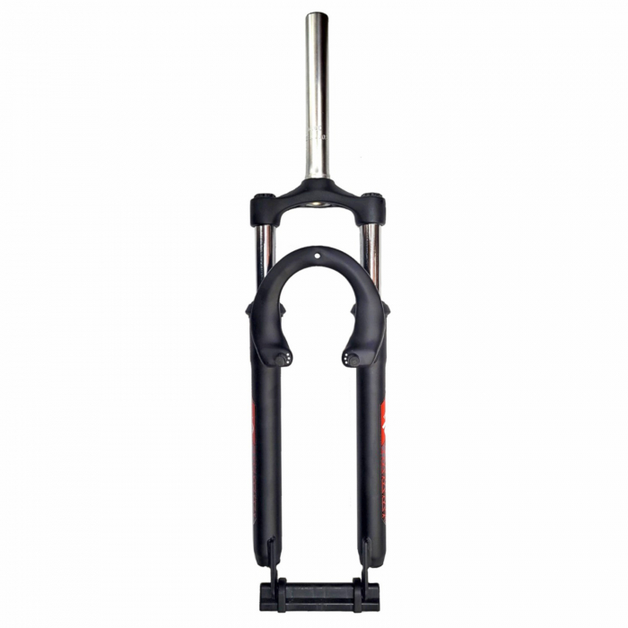 Furca bicicleta 29" DHS MD-746I, suspensie pe arc, cursa 100 mm, gat 1 1/8", prindere frane V-Brake, negru mat [2]