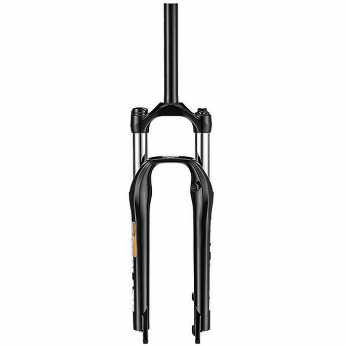 Furca 27.5" RST Blaze, gat 1 1/8", suspensie pe arc, cursa 100 mm, prindere frane disc, negru [2]