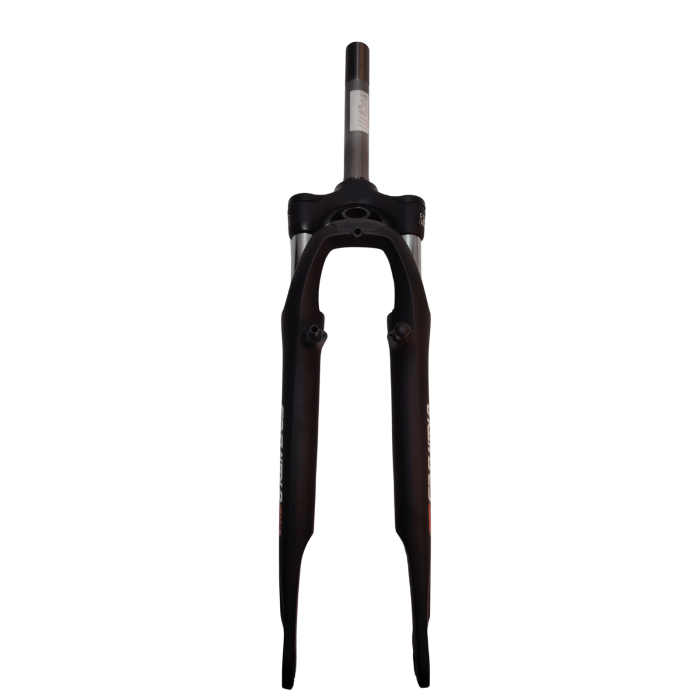 Furca suspensie 28 inch SF13-CR-8V YS-727, 1 1/8x185 mm filet, cursa 50 mm, cu pivoti, Negru mat [1]