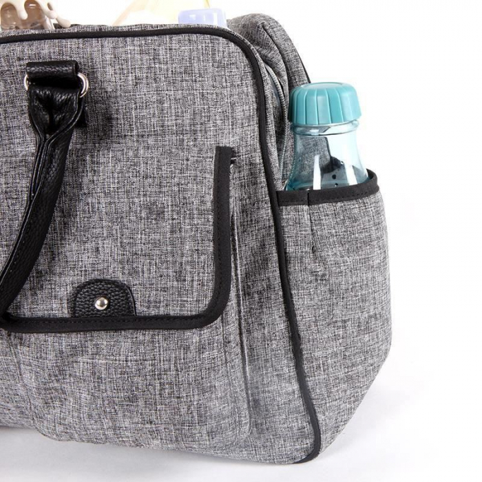 Geanta mamici Qplay Sylvie Gri [7]
