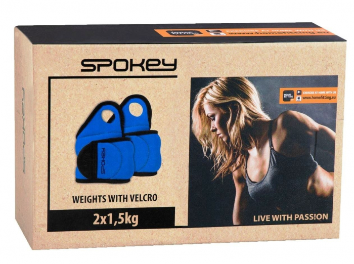 Set greutati neopren pentru incheietura, 2x1.5 kg [10]