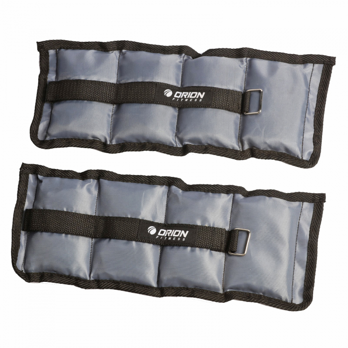 Set greutati neopren maini/picioare 2x1 kg ORION, gri/negru [2]