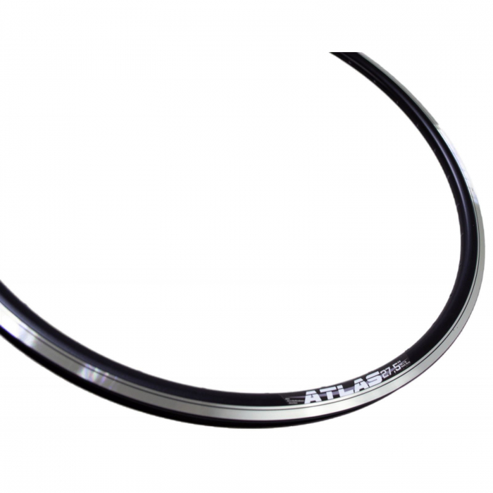 Janta 20" CERURIM Atlas, aluminiu dubla, profil frane V-Brake, 28H, negru [2]