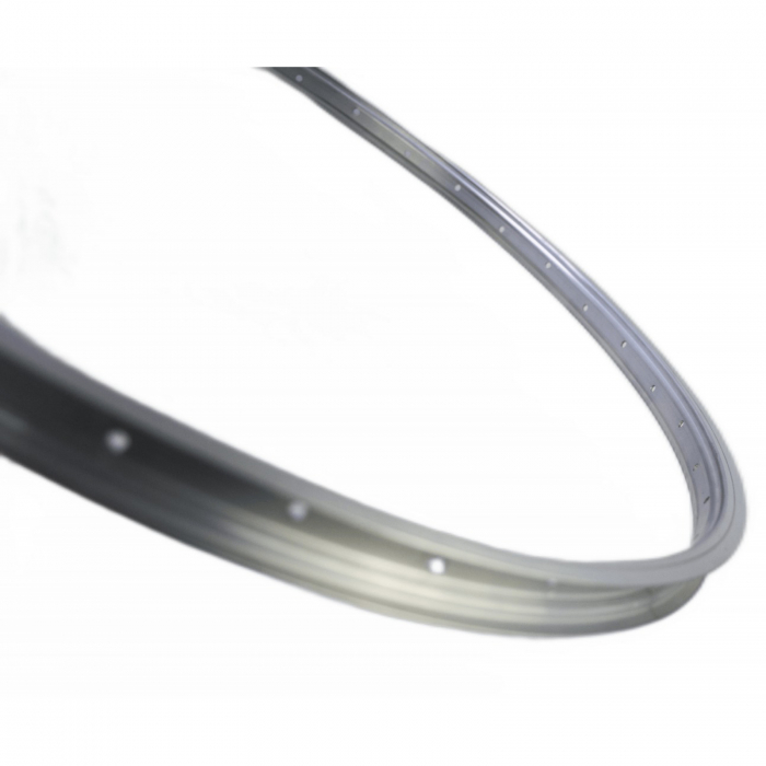 Janta 26" CERURIM Lyra, aluminiu simpla 36H (559x21), profil frane V-Brake, argintiu [2]